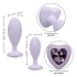 2 pcs. silicone expanders with crystal First Time purple [7]