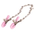 Dilyana Metal nipple clamps with chain with crystals First Time nipple teasers [1]