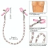 Dilyana Metal nipple clamps with chain with crystals First Time nipple teasers [3]