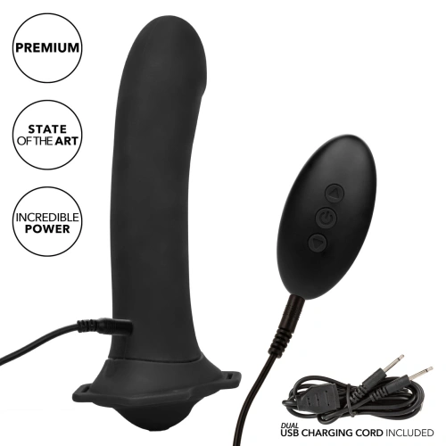 Strap-on with remote and vibrating dildo Her Royal Harness Me2 [8]