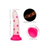 Glow in the dark silicone dildo Calexotics Glow Stick - Heart [4]