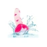 Glow in the dark silicone dildo Calexotics Glow Stick - Heart [5]