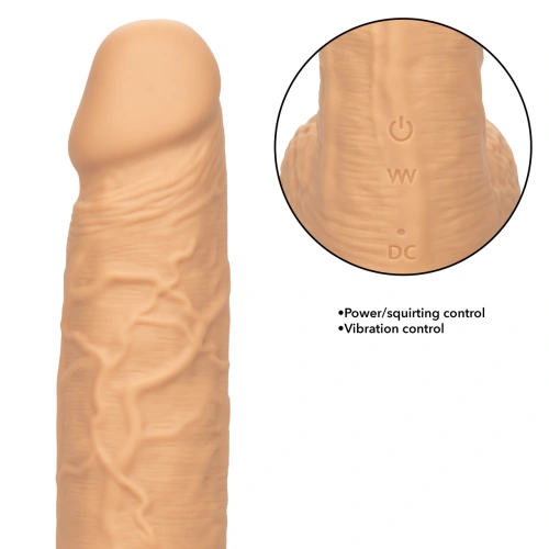 Nina - Rechargeable silicone dildo with vibration and ejaculation Squirting Fuck Stick [10]