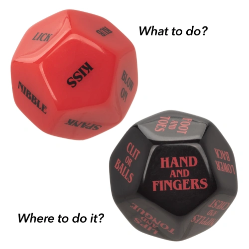 Ralica Love dice Roll PLay in black and red [4]