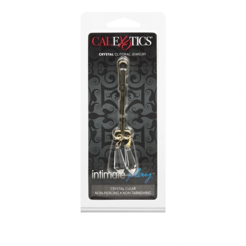 Nina - Calexotics Clear Crystal Clit Clip Gold [3]
