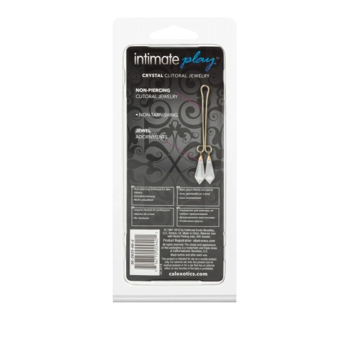 Nina - Calexotics Clear Crystal Clit Clip Gold [4]