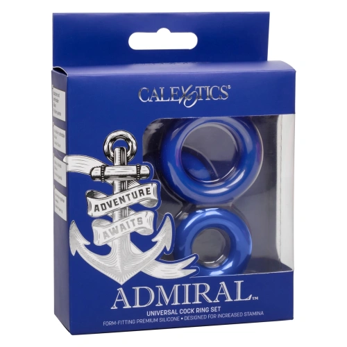 Set of 3 pcs. Admiral silicone penis rings [10]