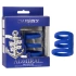 Triple penis ring made of silicone Admiral Triple Cock Cage blue [10]