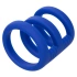 Triple penis ring made of silicone Admiral Triple Cock Cage blue [4]