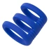 Triple penis ring made of silicone Admiral Triple Cock Cage blue [5]