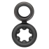 Nina - Alpha Dual Magnum Ring silicone double fastener black [3]