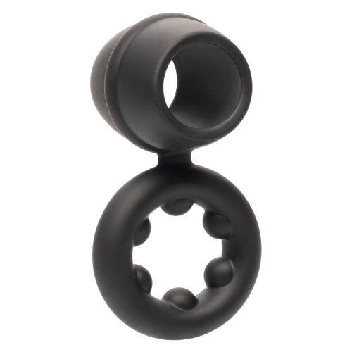 Nina - Alpha Dual Magnum Ring silicone double fastener black