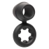 Nina - Alpha Dual Magnum Ring silicone double fastener black