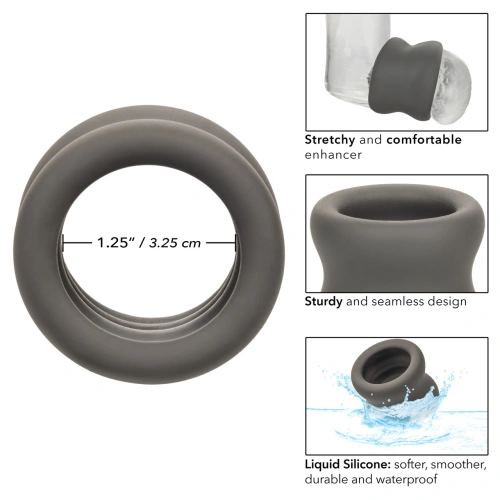 Nina - Soft Silicone Testicle Clip Alpha Gray [8]