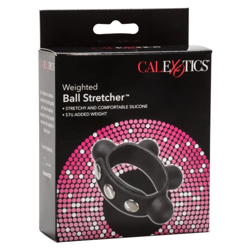 Nina - Calexotics Weighted Ball Stretcher Silicone Testicle Stretcher [3]