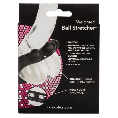 Nina - Calexotics Weighted Ball Stretcher Silicone Testicle Stretcher [4]