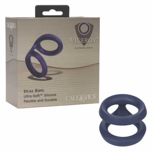 Nina - Viceroy Dual Ring Calexotics Silicone Penis and Testicle Clamp [12]