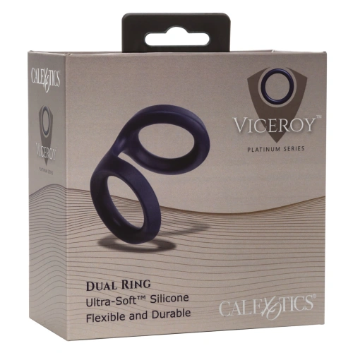 Nina - Viceroy Dual Ring Calexotics Silicone Penis and Testicle Clamp [13]