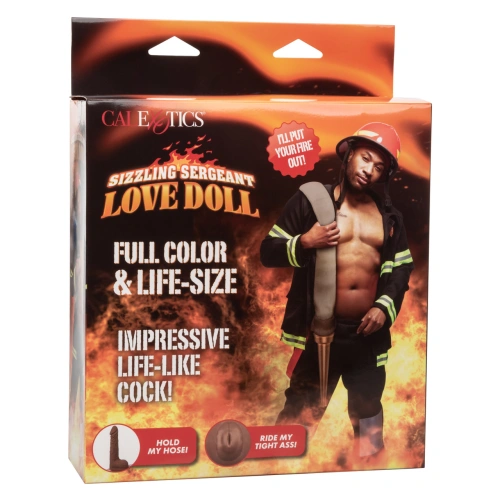 Nina - Sizzling Sergeant Double Hole Inflatable Sex Doll with Penis [1]