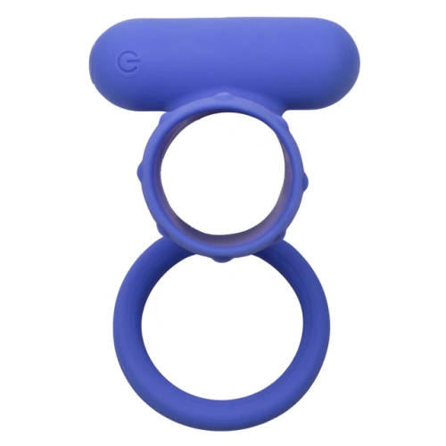 Nina - Endless Desires Silicone Vibrating Penis Enlarger Blue [2]