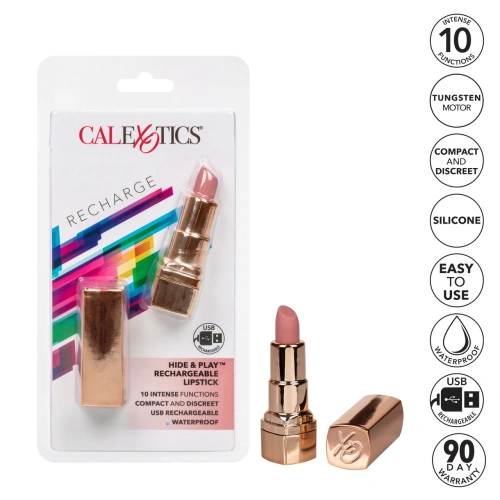 Hide & Play Refillable Mini Lipstick Vibrator [9]