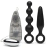 ​Set of vibrating anal toys Booty Call Vibro Kit 3 in 1 black [1]