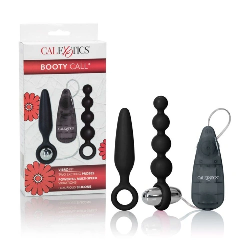 ​Set of vibrating anal toys Booty Call Vibro Kit 3 in 1 black [15]