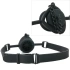 Silicone mouthpiece Stopper Gag black [5]
