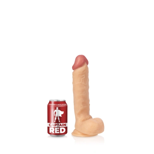 Large realistic dildo Captain Red The Intense 24 cm. [2]
