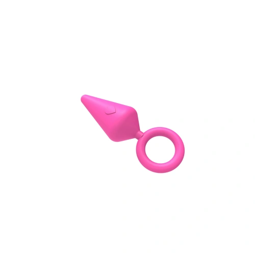 Small Butt Plug made of 100% silicone Candy Plug Sweet pink [2]