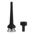 Black Mont Silicone Shower Head 4.4"