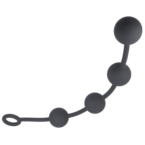 Anal rosary made of silicone Black Mont L black [2]