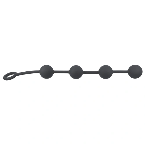 Anal rosary made of silicone Black Mont L black [3]
