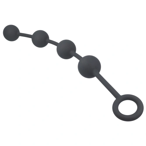 Anal rosary made of silicone Black Mont L black [4]