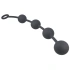 Anal rosary made of silicone Black Mont L black
