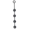 Anal rosary made of silicone Black Mont M black