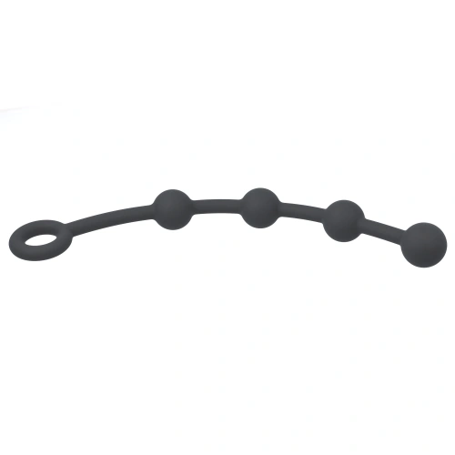 Anal rosary made of silicone Black Mont S black [2]