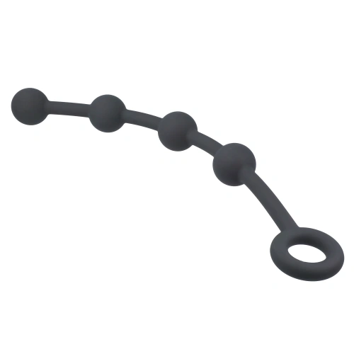 Anal rosary made of silicone Black Mont S black [4]