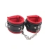 Nina - Padded Leather Cuffs Behave! Luxury Fetish red and black [1]