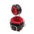 Nina - Padded Leather Cuffs Behave! Luxury Fetish red and black [2]