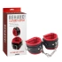 Nina - Padded Leather Cuffs Behave! Luxury Fetish red and black [3]