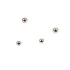 Set of 4 magnetic clips - Sins Inquisition metal nipple balls [4]