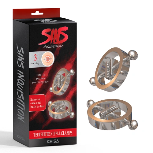 Nina - Sins Teeth Bite nipple clamps [5]
