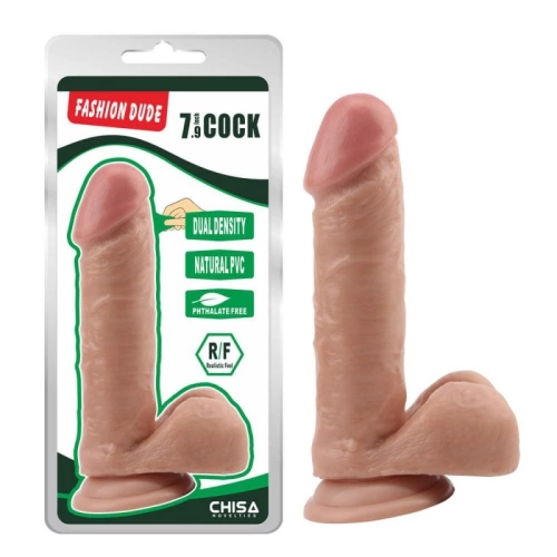 "Like Real" Cyber ​​Skin Double Layer Dildo Fashion 7.9 inches [5]