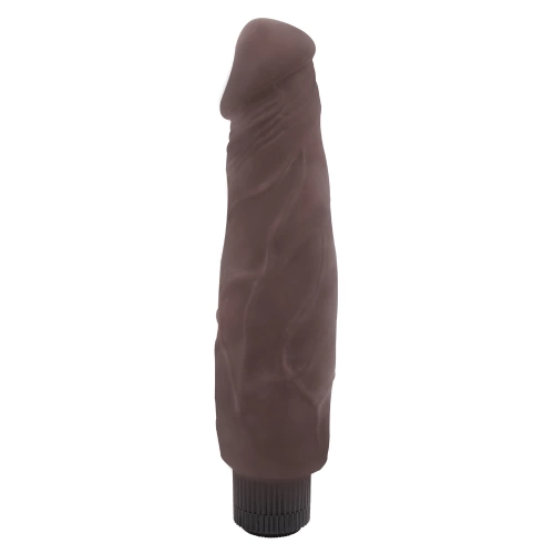 Big Greedy Guy Brown Cyber ​​Leather Vibrator