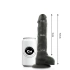 Color* Dilyana- Cock Miller Realistic Flexible Silicone Testicle Dildo 19.5cm Black [3]