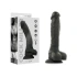 Color* Dilyana- Cock Miller Realistic Flexible Silicone Testicle Dildo 19.5cm Black [5]