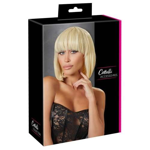 Nina - Blonde wig - short bob haircut with bangs Cottelli 28 cm [2]
