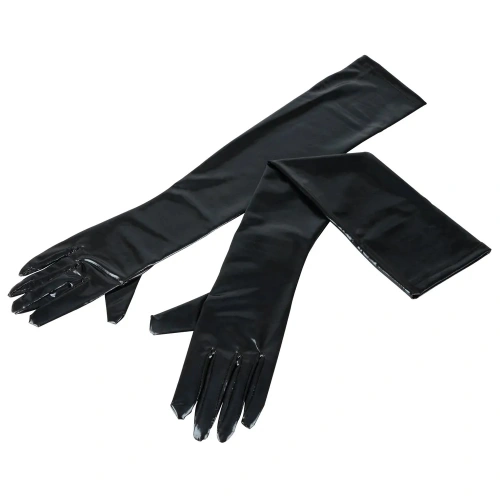 Dilyana- Cottelli wet effect long gloves [1]
