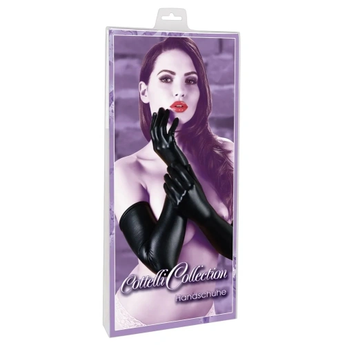Dilyana- Cottelli wet effect long gloves [2]